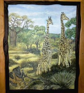 "Giraffe Family"