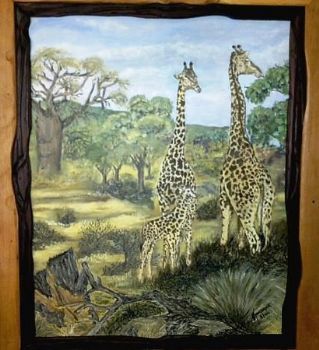 "Giraffe Family"