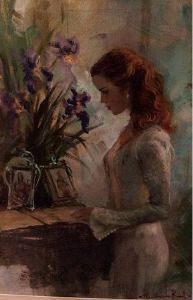 "Lady with Flowers"