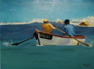 "Boat on the Sea "