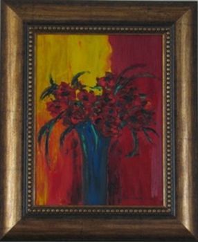 "Poppies in vase"