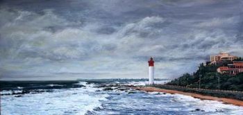 "Lighthouse at Umhlanga Rocks"