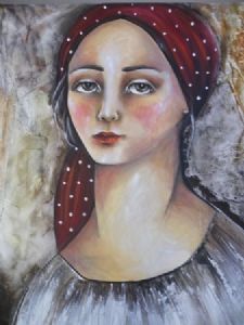 "Polka dot lady"