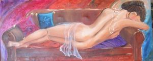 "Nude on Couch"
