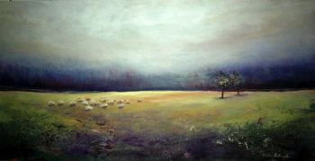 "Sheep in the Mist"