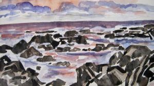 "Seascape near Stormsriver"