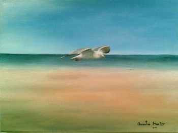 "Seagull in Flight"