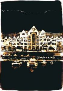 "Harbour Island Gordon's Bay by Night"