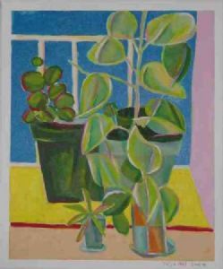 "Balcony with Pot Plants"