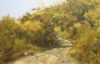 "Thornbush in Spring"