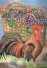 "Rooster Protecting the Grapes"