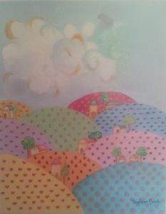 "Pastel Mountain Range"