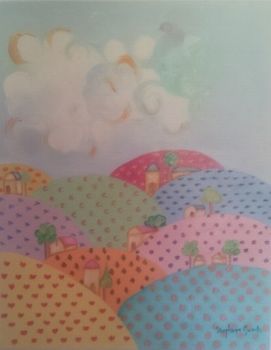 "Pastel Mountain Range"