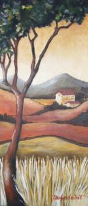 "Tree in Bright Summer Landscape"