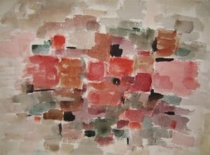 "Abstract Harmony in Reds"