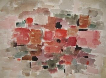 "Abstract Harmony in Reds"