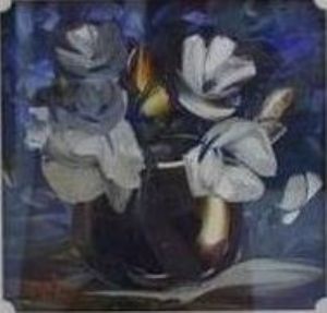 "White & Blue Flowers"