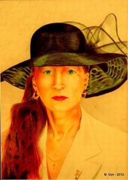 "Lady in Black Hat"