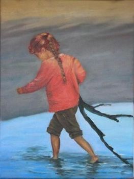 "Lttle Girl on Beach"