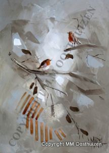 "Stripe Robin Bird"