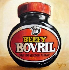"Tins: Bovril"