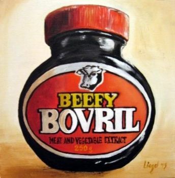 "Tins: Bovril"