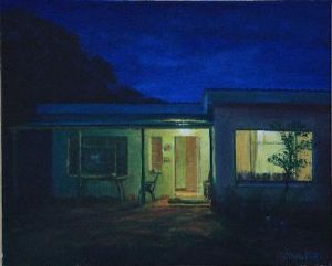 "Farm House at Dusk"