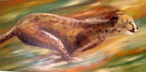 "Cheetah in Motion 1"