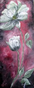 "Flowers with green Hue"