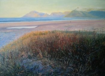 "Evening Glow Across Kommetjie Beach"