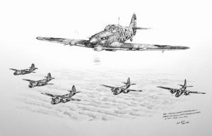 "SAAF 1 Squadron Hawker Hurricanes"