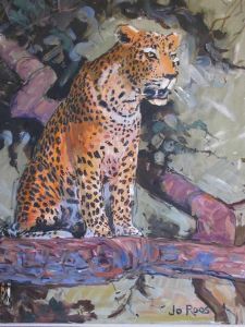 "Leopard in a Tree"