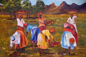 "Strawberry Pickers"