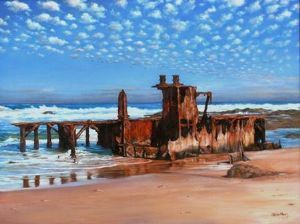 "Shipwreck near Glentana"
