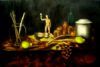 "At the Feet of Bacchus/Dionysus"