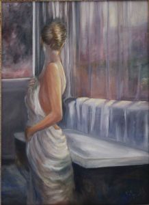 "Bathed"