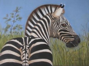"Zebra on the Plains"