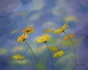 "Daisies in the Mist"