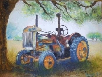 "Old Tractor on Grandpa's farm"