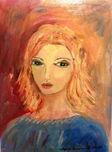 "Portrait of a Young Blonde Girl"