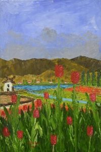 "Abstract Tulip Landscape"