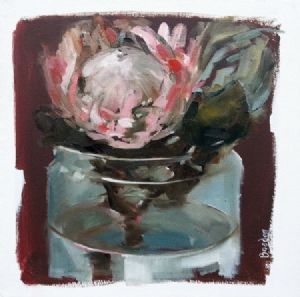 "Protea in Glass Jar 2"