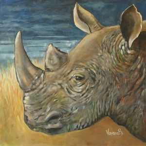 "Rhino Portrait"