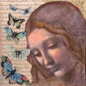 "After Leonardo with Butterflies"
