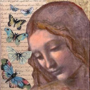 "After Leonardo with Butterflies"