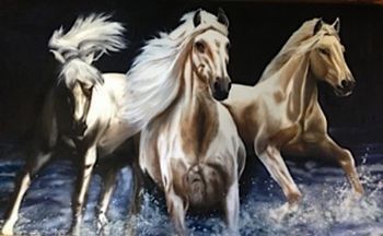 "Runaway horses"