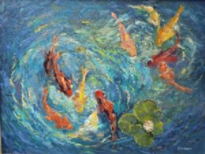 "Koi Feeding"