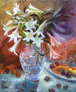 "Lilies with Fruit"