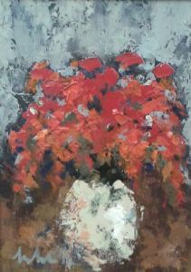 "Impasto Flowers"