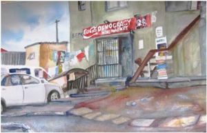 "Democracy Cafe Joe Slovo"